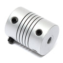 4mm x 6mm Aluminum Flexible Shaft Coupling OD19mm x L25mm CNC Stepper Motor Coupler Connector