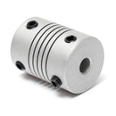 5mm x 10mm Aluminum Flexible Shaft Coupling OD19mm x L25mm CNC Stepper Motor Coupler Connector