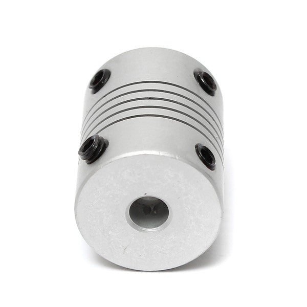 5mm x 10mm Aluminum Flexible Shaft Coupling OD19mm x L25mm CNC Stepper Motor Coupler Connector