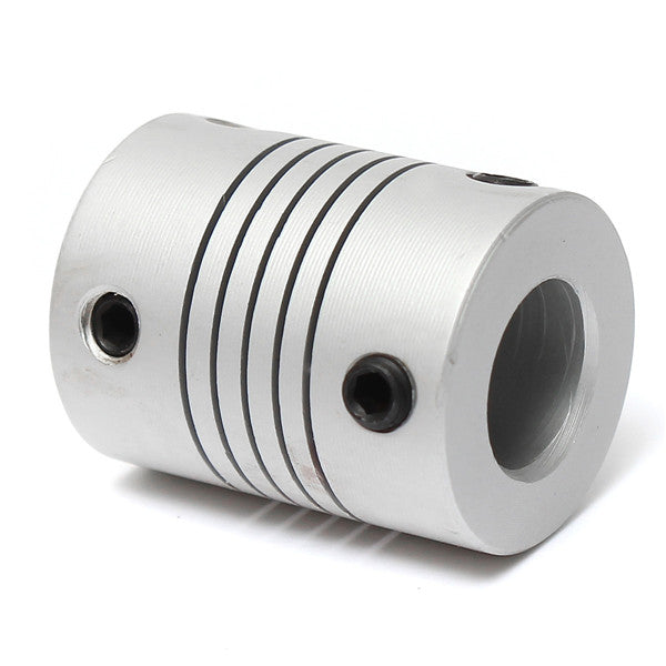 6mm x 10mm Aluminum Flexible Shaft Coupling OD19mm x L25mm CNC Stepper Motor Coupler Connector