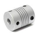 6mm x 10mm Aluminum Flexible Shaft Coupling OD19mm x L25mm CNC Stepper Motor Coupler Connector