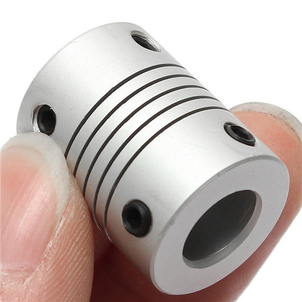 6mm x 10mm Aluminum Flexible Shaft Coupling OD19mm x L25mm CNC Stepper Motor Coupler Connector