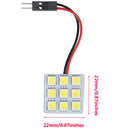 5050 9SMD Car White LED Interior Dome Door Reading Panel Light