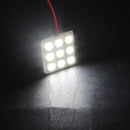 5050 9SMD Car White LED Interior Dome Door Reading Panel Light