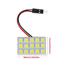 5050 15SMD Car White LED Interior Dome Door Reading Panel Light