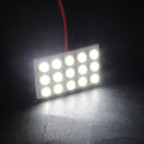 5050 15SMD Car White LED Interior Dome Door Reading Panel Light