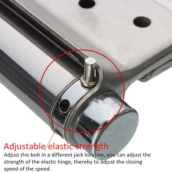 2 pieces 4 Inch Double Open  Hinge  Hardware Kitchen Gate  Saloon Cafe Door