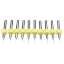 10pcs 0.3mm Mini PCB Drill Bits For CNC Print Circuit Board Tungsten Steel