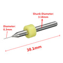 10pcs 0.3mm Mini PCB Drill Bits For CNC Print Circuit Board Tungsten Steel