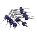 10pcs 0.5mm Mini PCB Drill Bits For CNC Print Circuit Board Tungsten Steel