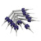 10pcs 0.5mm Mini PCB Drill Bits For CNC Print Circuit Board Tungsten Steel