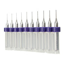 10pcs 0.5mm Mini PCB Drill Bits For CNC Print Circuit Board Tungsten Steel