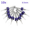 10pcs 0.5mm Mini PCB Drill Bits For CNC Print Circuit Board Tungsten Steel