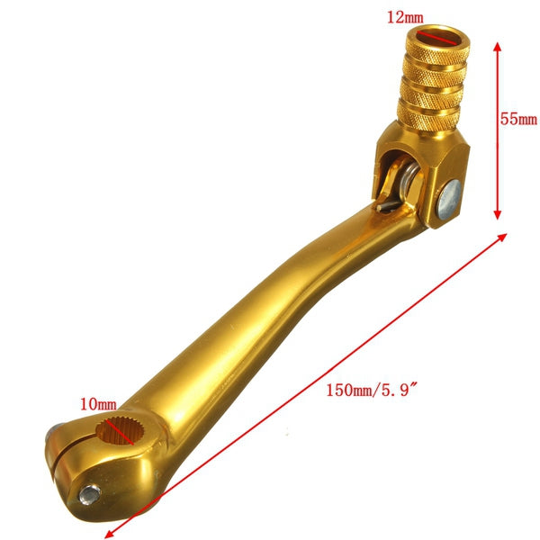 CNC Folding Gear Shift Lever Hanging Drop Resistance Lever For Pit Dirt Bike 50cc 110cc 125cc 140cc