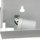 Modern E27 Indoor Up Down Wall Light Curved White Hallway Stair Lamp For 110V 220V