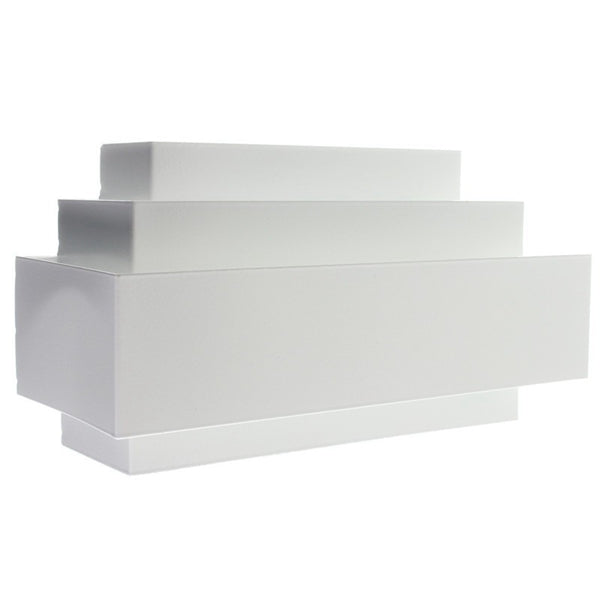 Modern E27 Indoor Up Down Wall Light Curved White Hallway Stair Lamp For 110V 220V