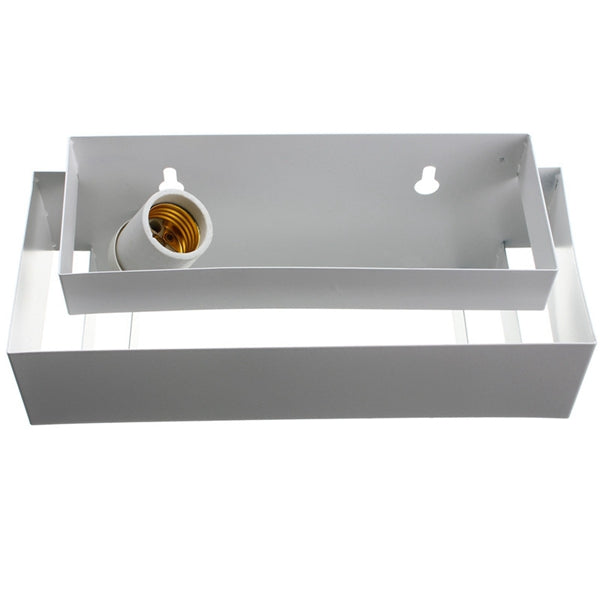 Modern E27 Indoor Up Down Wall Light Curved White Hallway Stair Lamp For 110V 220V