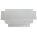 Modern E27 Indoor Up Down Wall Light Curved White Hallway Stair Lamp For 110V 220V