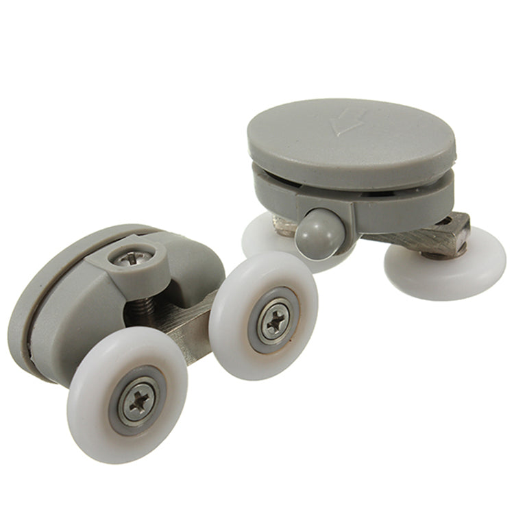 2Pcs Shower Door Wheel Glass Door Bottom Rollers Runners Pulleys Wheels