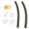 6mm 4 Clips Petrol Fuel Pipe Hose Filter In Line For Motorcycle Motor Bike Scooter
