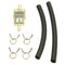 6mm 4 Clips Petrol Fuel Pipe Hose Filter In Line For Motorcycle Motor Bike Scooter