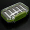 Waterproof Double-side Fly Fishing Lure Box Tackle Case Hook Bait Box 3Colors