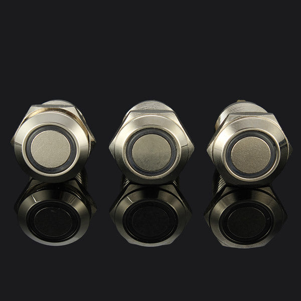 3V 12mm Momentary Push Button Switch LED Switch Waterproof Switch