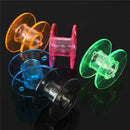 25pcs Empty Colorful Plastic Sewing Machine Bobbins Spools Brother Babylock Singer