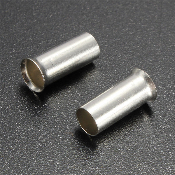 Excellway BC01 100 Pcs Naked Insulated Tube Terminal Block Cord End Terminal
