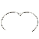 12Pcs Stainless Steel Circle Shower Curtain Hook Bath Curtain Glide Hanger