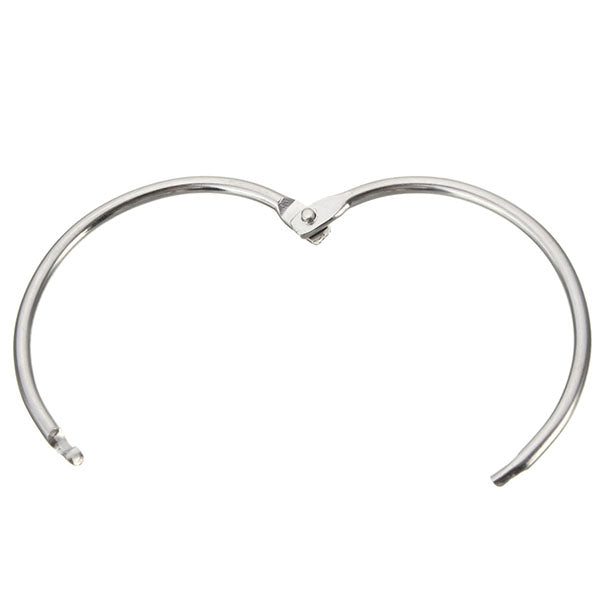 12Pcs Stainless Steel Circle Shower Curtain Hook Bath Curtain Glide Hanger