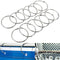12Pcs Stainless Steel Circle Shower Curtain Hook Bath Curtain Glide Hanger