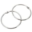 12Pcs Stainless Steel Circle Shower Curtain Hook Bath Curtain Glide Hanger