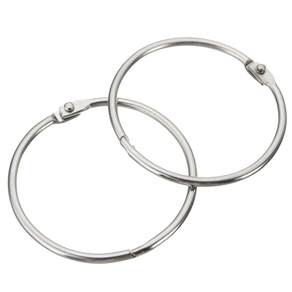 12Pcs Stainless Steel Circle Shower Curtain Hook Bath Curtain Glide Hanger