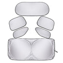 6pcs Car Window Sunshade Wind Shield Visor Cover UV Protect Car Window Film