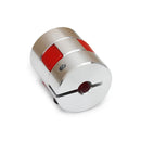Machifit 6mmx6mm Aluminum Flexible Spider Shaft Coupling OD25mm x L30mm CNC Stepper Motor Coupler Connector