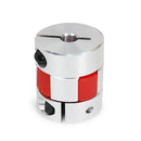 Machifit 6mmx6mm Aluminum Flexible Spider Shaft Coupling OD25mm x L30mm CNC Stepper Motor Coupler Connector