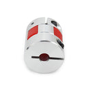 Machifit 6mmx6mm Aluminum Flexible Spider Shaft Coupling OD25mm x L30mm CNC Stepper Motor Coupler Connector