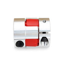 Machifit 6mmx6mm Aluminum Flexible Spider Shaft Coupling OD25mm x L30mm CNC Stepper Motor Coupler Connector