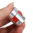 Machifit 6mmx6mm Aluminum Flexible Spider Shaft Coupling OD25mm x L30mm CNC Stepper Motor Coupler Connector