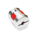 6mm x 8mm Aluminum Flexible Spider Shaft Coupling CNC Stepper Motor Coupler Connector OD25mm x L30mm