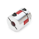 Machifit 8mmx8mm OD25mm x L30mm Aluminum Flexible Spider Shaft Coupling CNC Stepper Motor Coupler Connector