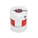 Machifit 8mmx10mm Aluminum Flexible Spider Shaft Coupling OD25mm x L30mm CNC Stepper Motor Coupler Connector