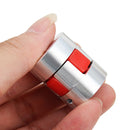 Machifit 8mmx10mm Aluminum Flexible Spider Shaft Coupling OD25mm x L30mm CNC Stepper Motor Coupler Connector