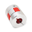 10mmx12mm Aluminum Flexible Spider Shaft Coupling OD25mm x L30mm CNC Stepper Motor Coupler Connector