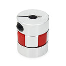Machifit 6.35x10mm Aluminum Flexible Spider Shaft Coupling CNC Stepper Motor Coupler Connector OD25mm x L30mm