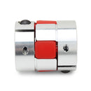 Machifit 6.35x10mm Aluminum Flexible Spider Shaft Coupling CNC Stepper Motor Coupler Connector OD25mm x L30mm