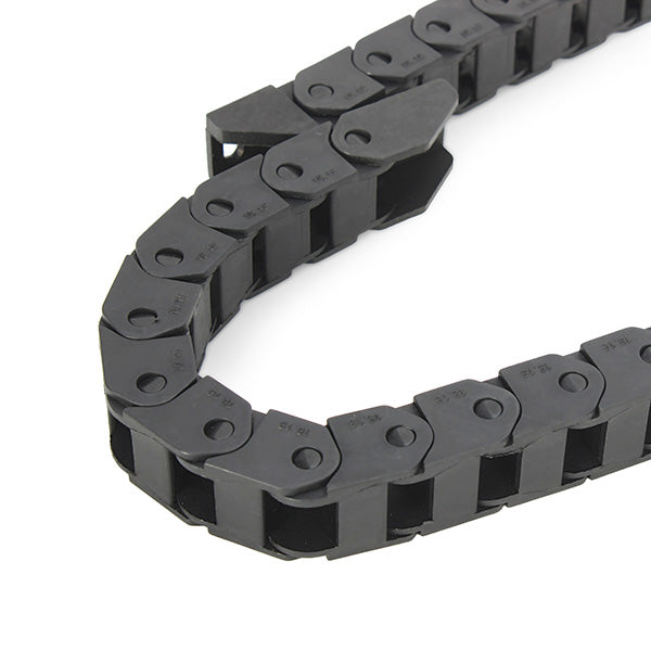 15x15mm L1000mm Plastic Cable Drag Chain Wire Carrier for CNC Router Machine