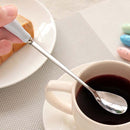 Ceramic Handle Floral Coffee Spoon Stainless Steel Small Milk Spoon Tableware