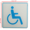 2pcs 100x100mm Car Window Bumper Disabled Sticker Decals